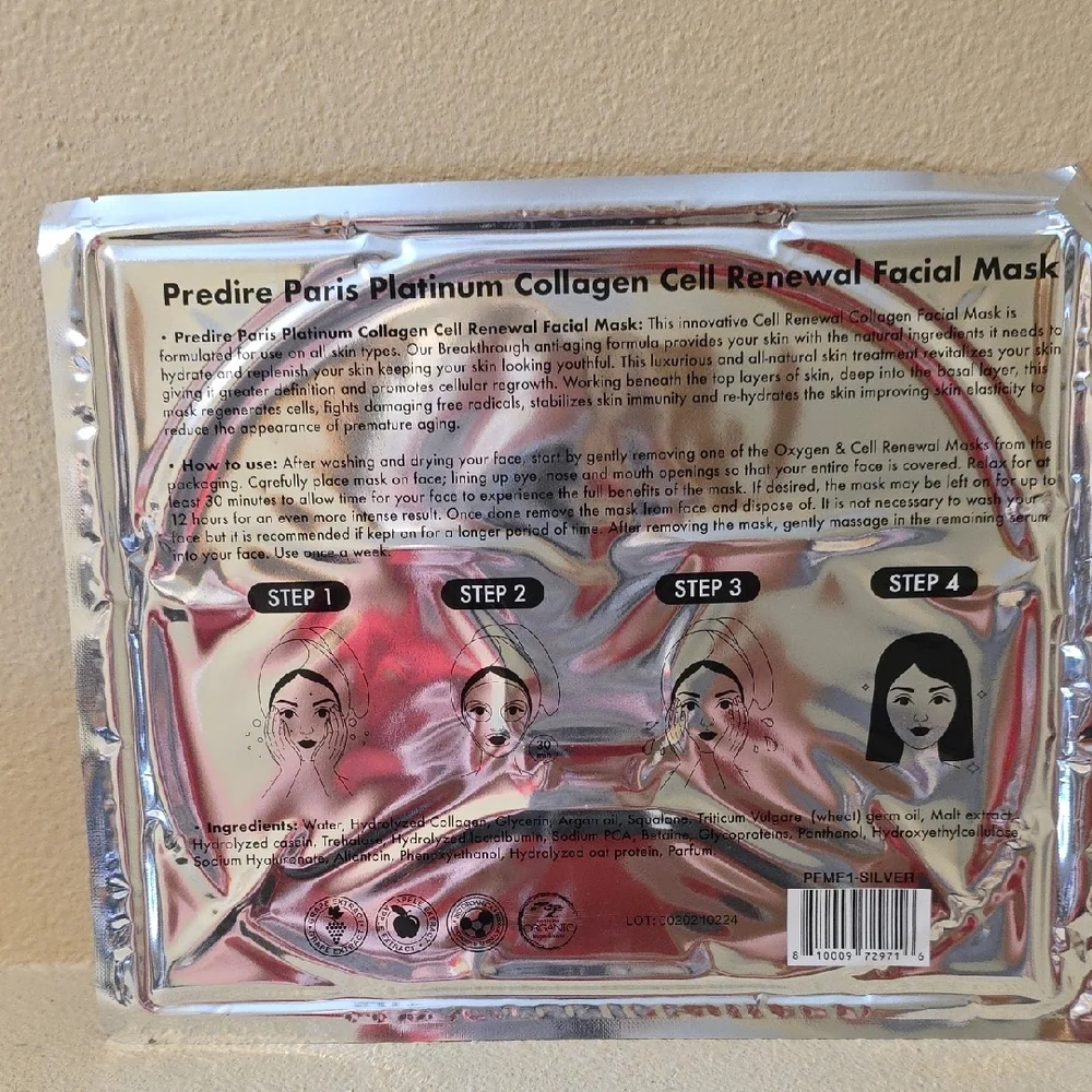 Hydrating Silver Collagen Face Mask